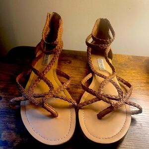 Steve Madden Strappy Brown Sandals